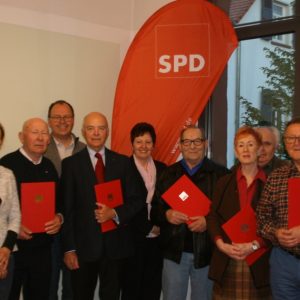 Spd Sch Neck Ehrt Langj Hrige Mitglieder Spd